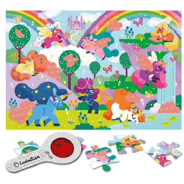 Puzzle secret. Unicorni