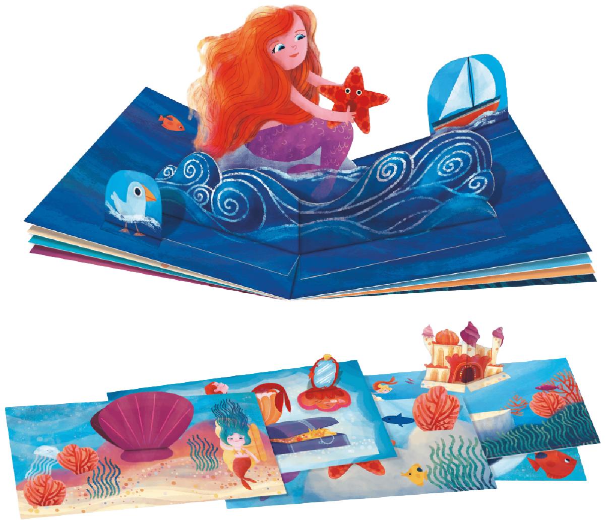 Joc creativ: Sirene. Creeaza prima carte Pop-Up