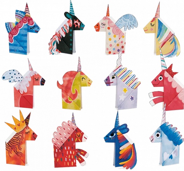 Origami pentru incepatori. Unicorni