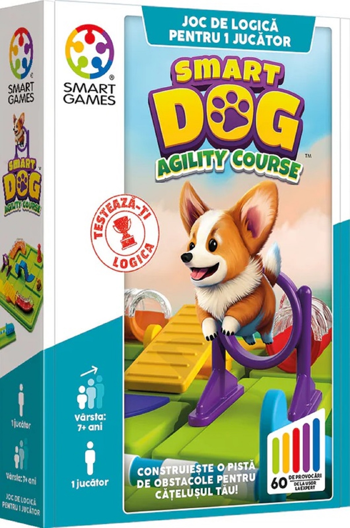 Joc de logica: Smart Dog. Obstacle Run