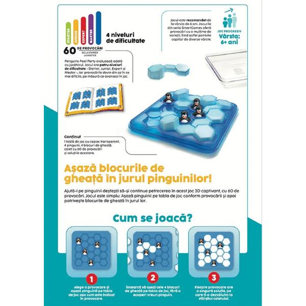 Joc de logica: Penguins Pool Party