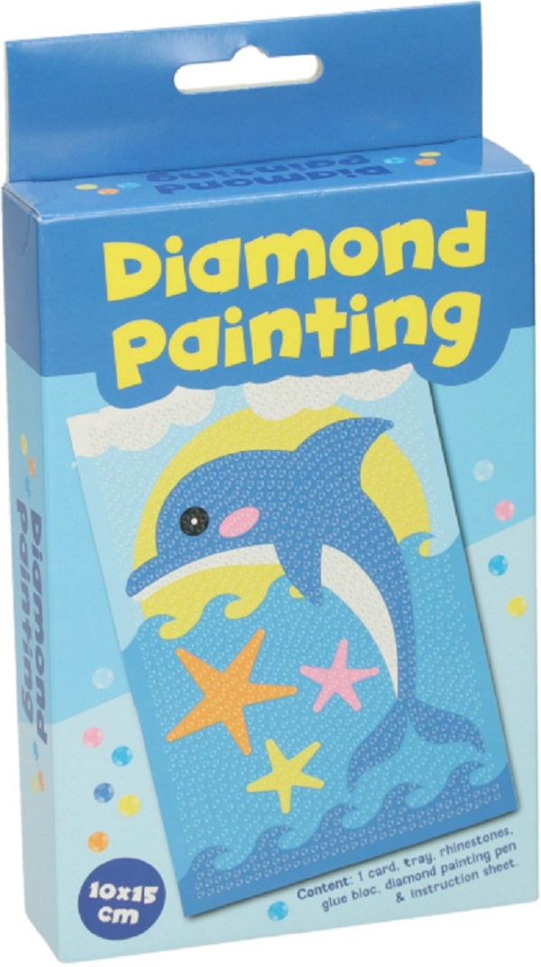 Pictura cu diamante. Viata marina