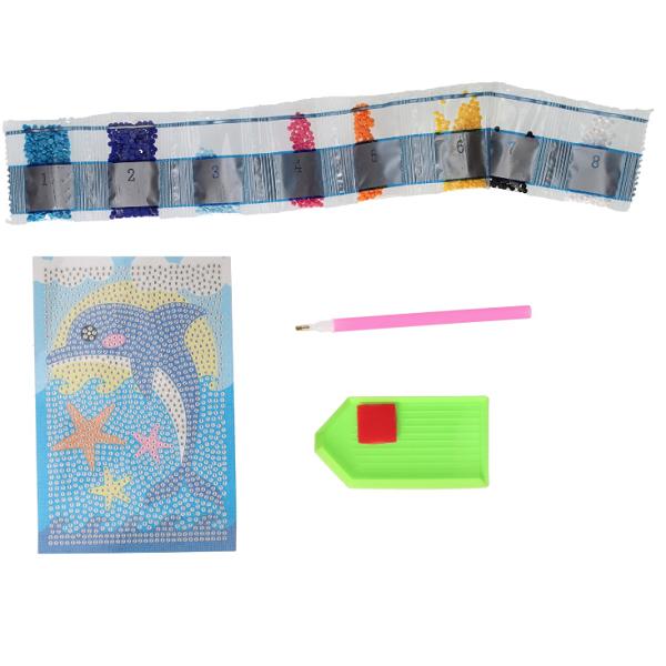 Pictura cu diamante. Viata marina