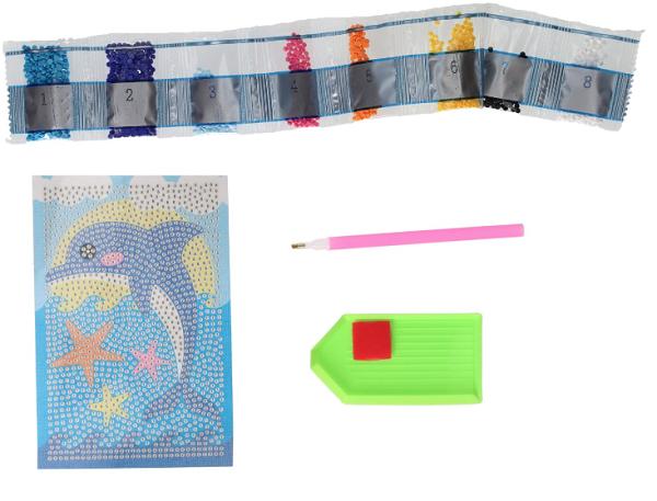 Pictura cu diamante. Viata marina