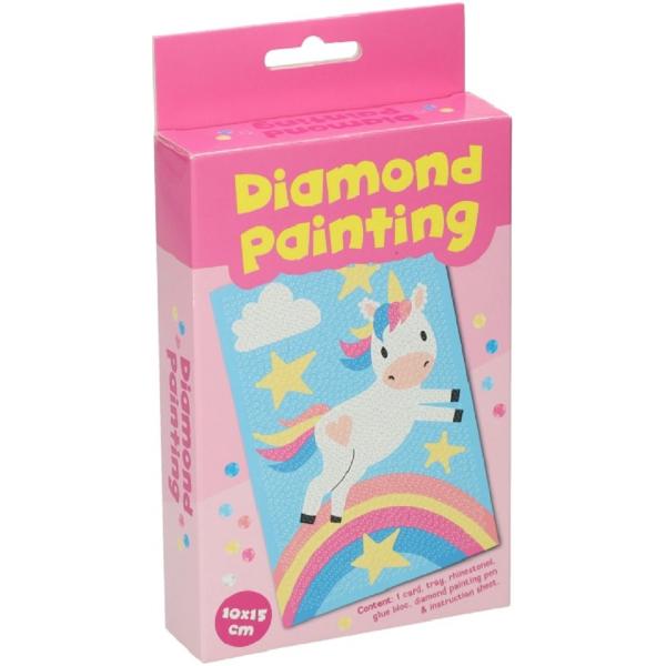 Pictura cu diamante. Unicorn
