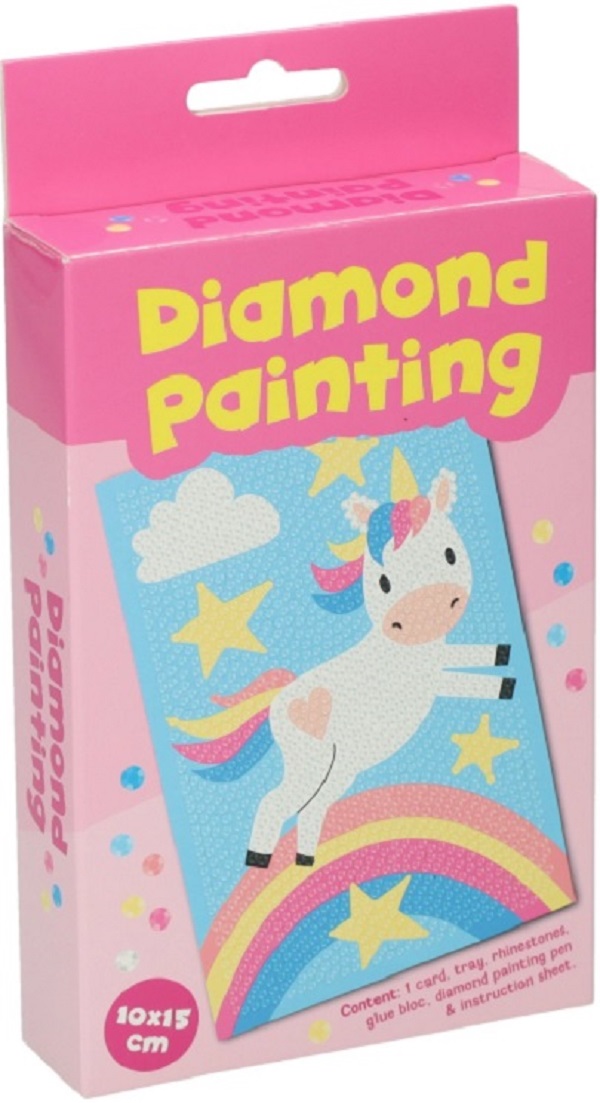 Pictura cu diamante. Unicorn