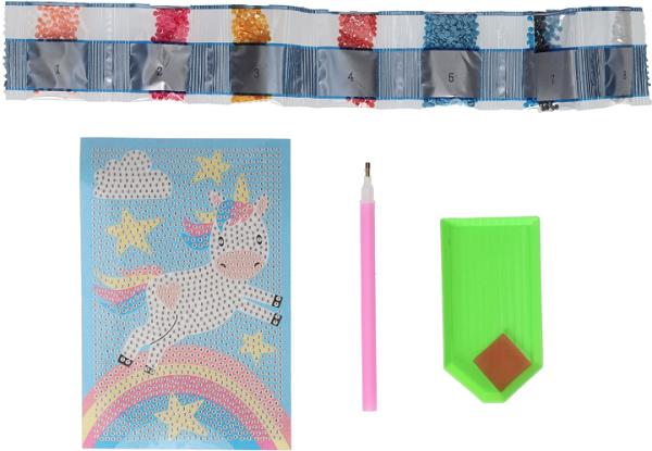 Pictura cu diamante. Unicorn