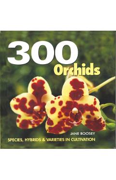 Coperta cărții '300 Orchids: Species, Hybrids and Varieties in Cultivation - Jane Boosey'