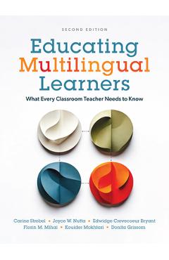 Poza produsului Educating Multilingual Learners, Second Edition: What Every Classroom Teacher Needs to Know - Carine Strebel