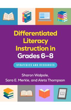 Coperta cărții 'Differentiated Literacy Instruction in Grades 6-8: Strategies and Resources - Sharon Walpole'