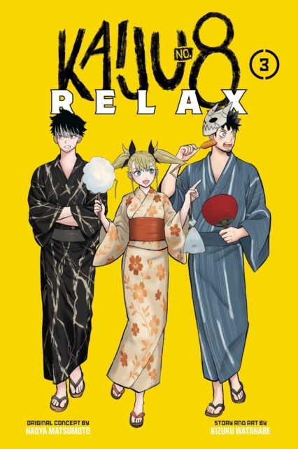 Coperta cărții 'Kaiju No. 8: Relax, Vol. 3 - Kizuku Watanabe'