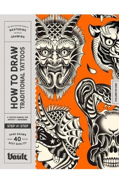 Coperta cărții 'How to Draw Traditional Tattoos - Kale James'