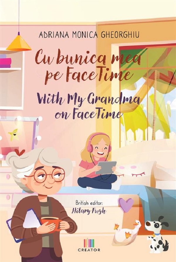 Cu bunica mea pe FaceTime. With my grandma on FaceTime - Adriana Monica Gheorghiu