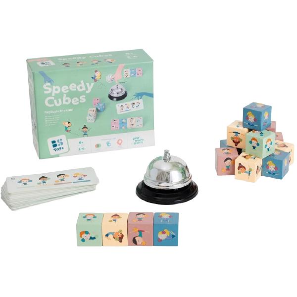 Joc din lemn: Cuburi de viteza