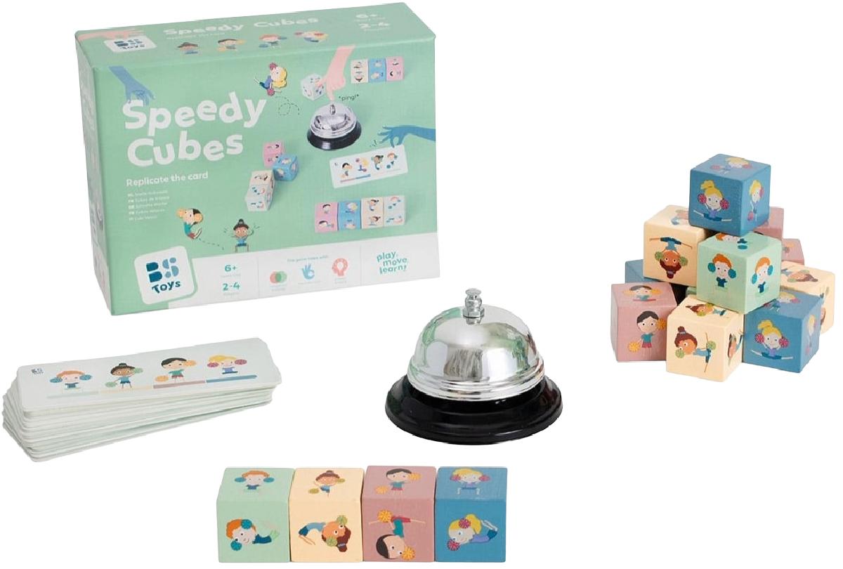 Joc din lemn: Cuburi de viteza