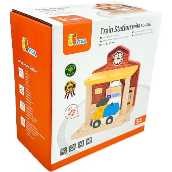 Statie de tren cu sunete