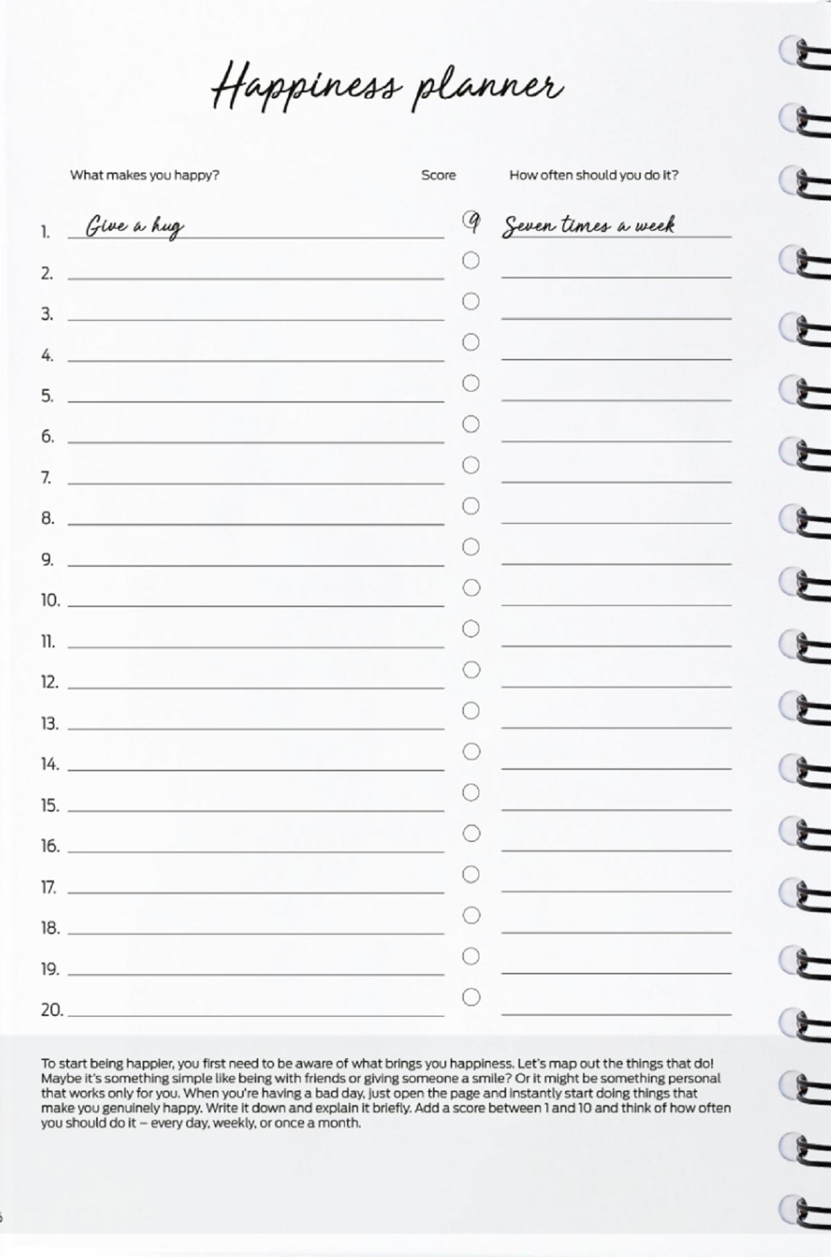 Agenda: Remember to Smile