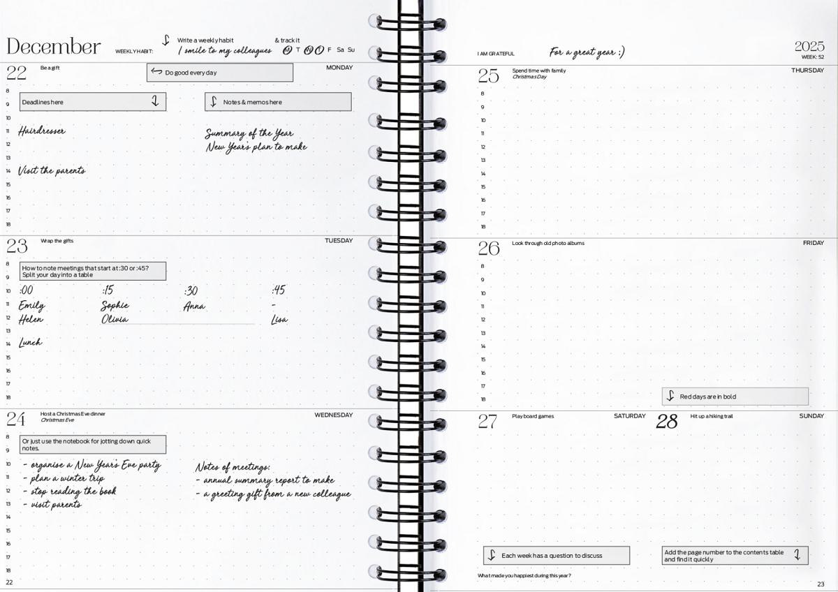 Agenda: Remember to Smile