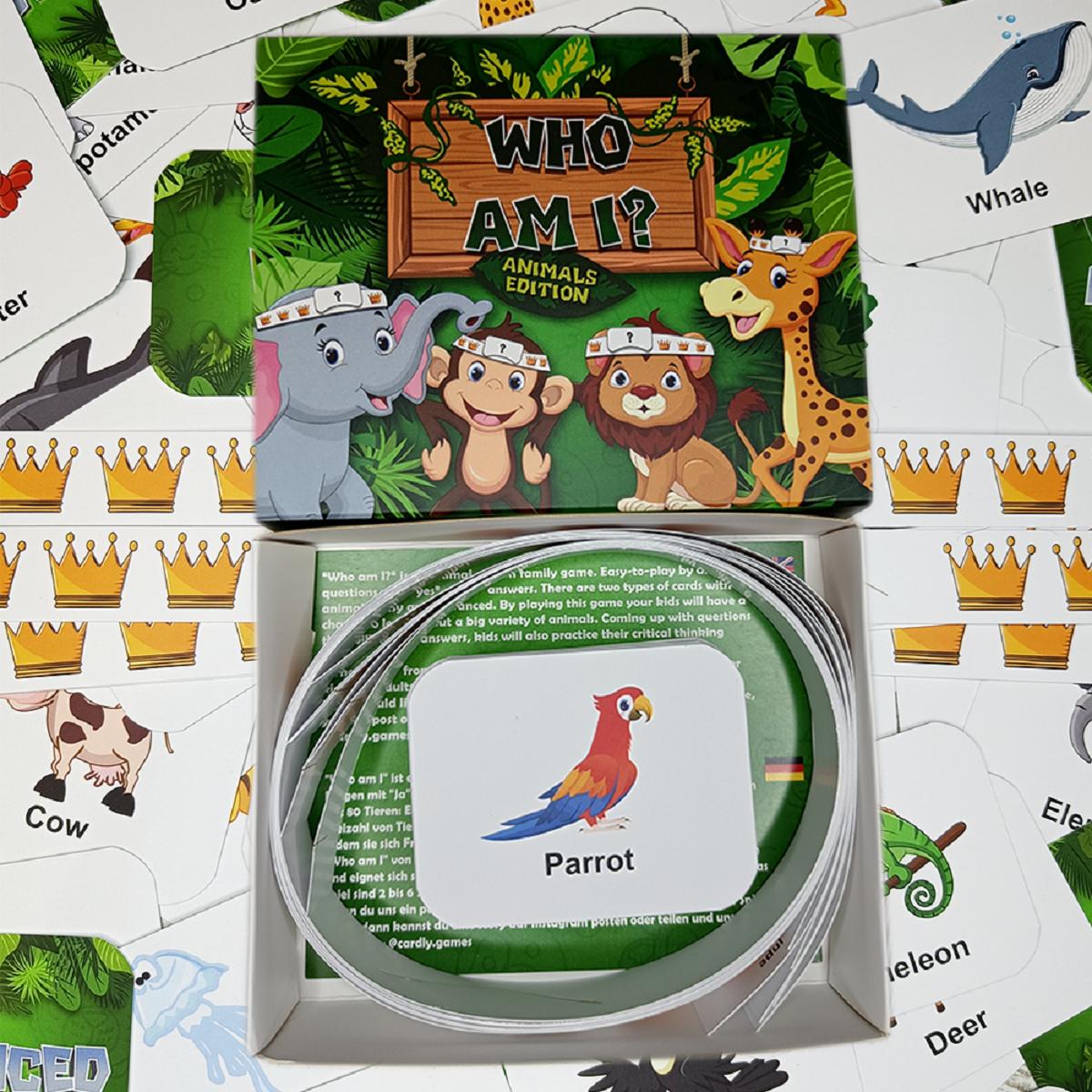 Joc de societate: Who am I? Animals edition