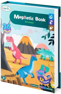 Poza produsului Puzzle carte magnetica. Dinozaur