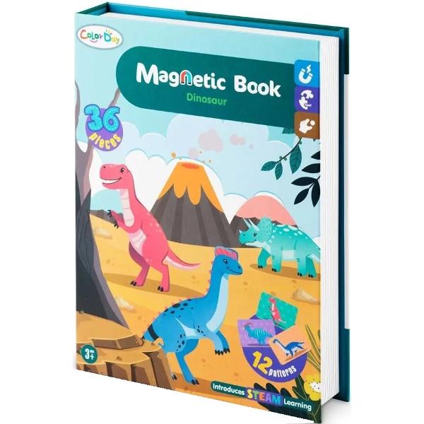 Puzzle carte magnetica. Dinozaur