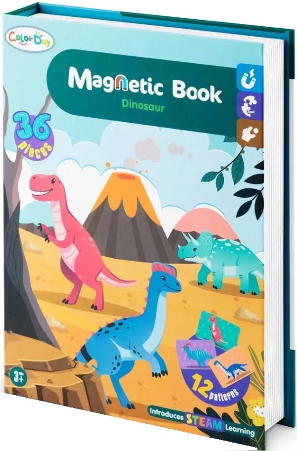 Puzzle carte magnetica. Dinozaur