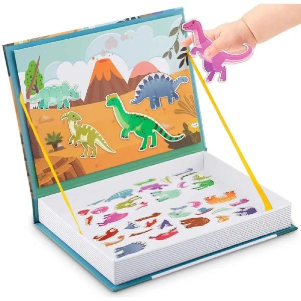 Puzzle carte magnetica. Dinozaur