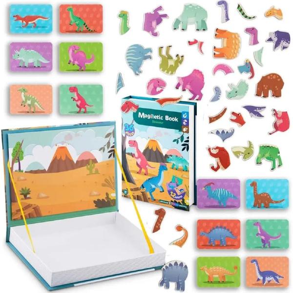Puzzle carte magnetica. Dinozaur