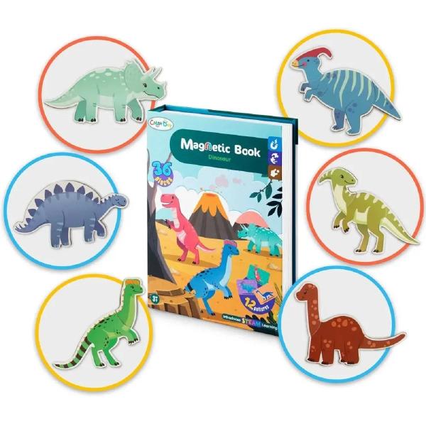 Puzzle carte magnetica. Dinozaur