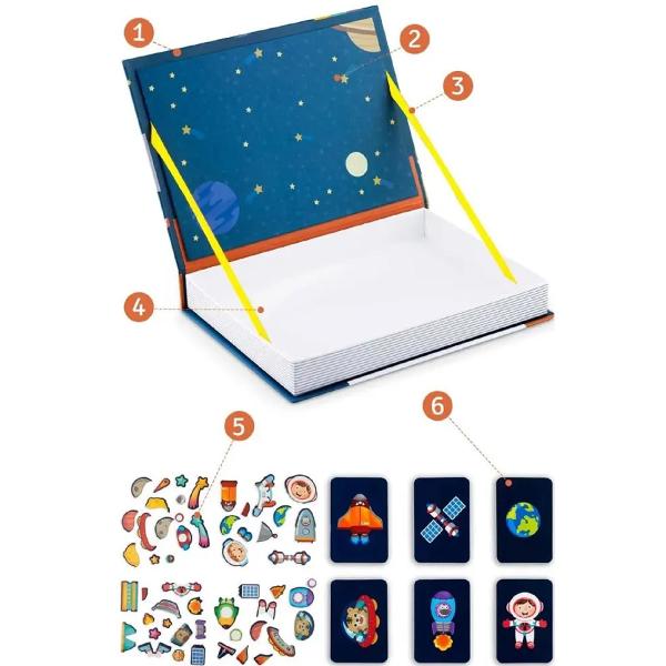 Puzzle carte magnetica: Space