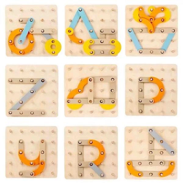 Joc educativ: Creative Board. Geoboard