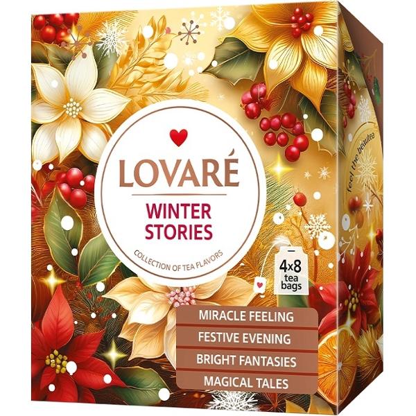 Set ceai: 4 arome x 8 pliculete. Ceai Winter Stories