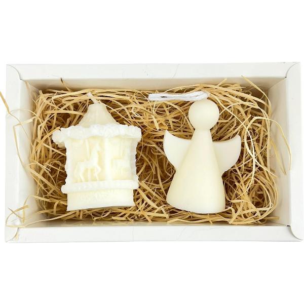 Lumanare set: Carusel + inger