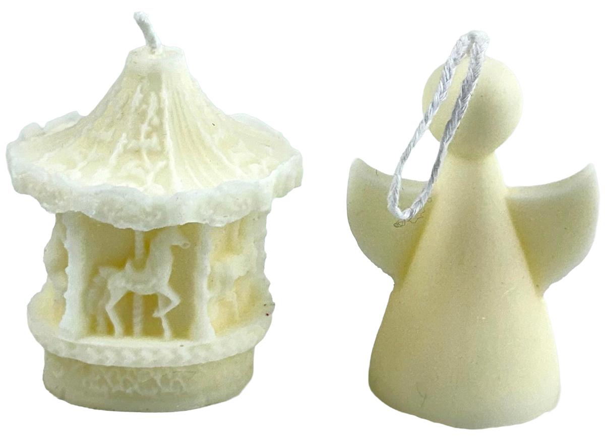 Lumanare set: Carusel + inger