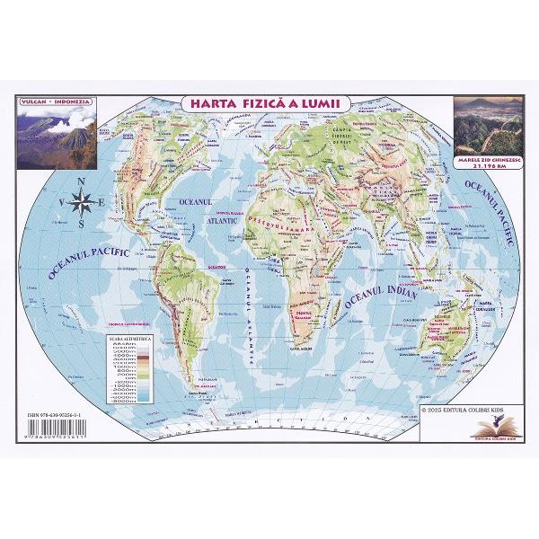 Plansa. Harta lumii A4