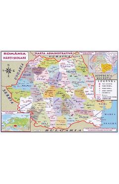 Poza produsului Plansa. Harta Romaniei A4
