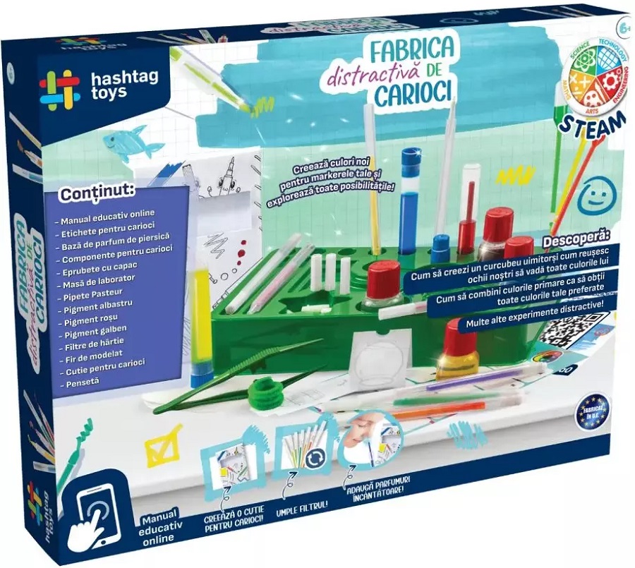 Set fabrica distractiva de carioci. Kit STEAM