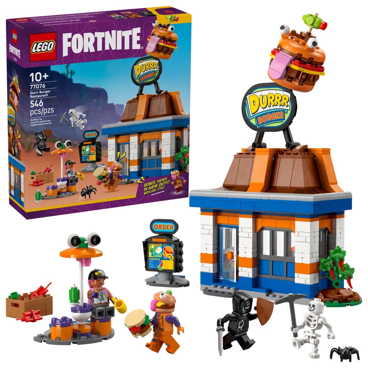 Lego Fortnite. Restaurantul Durrr Burger
