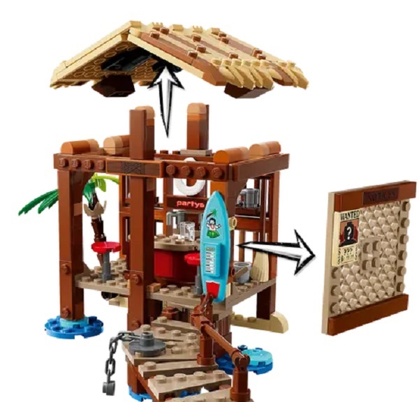 Lego. One Piece. Coliba in Satul Morii