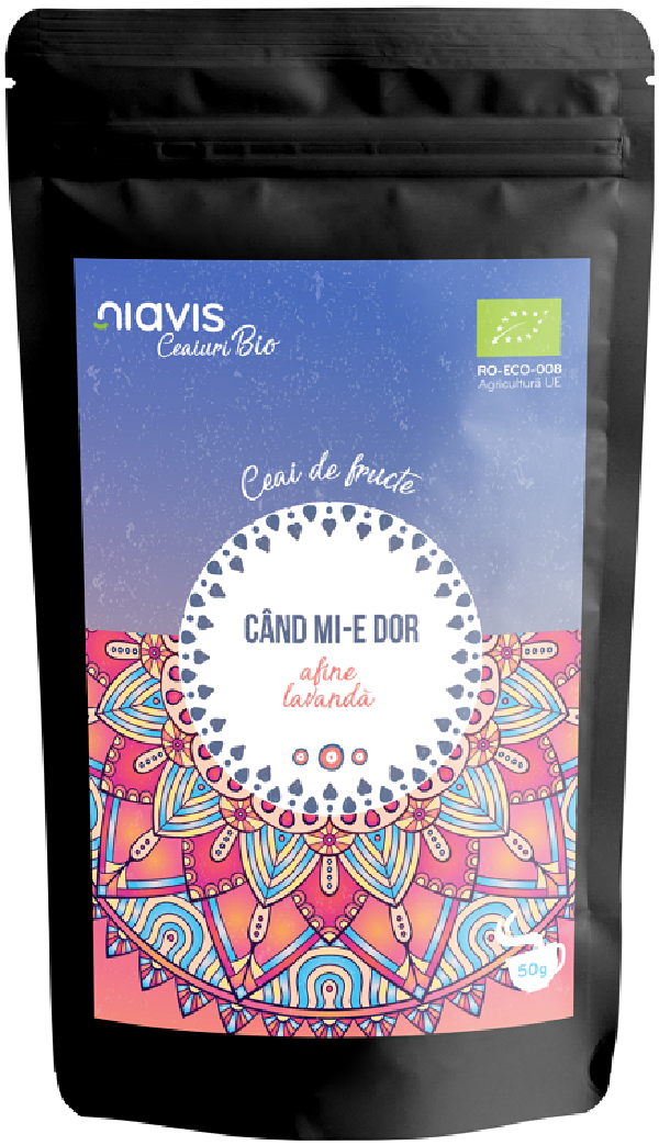 Imaginea produsului 'Ceai Ecologic/Bio: Când mi-e dor 50g - Niavis'