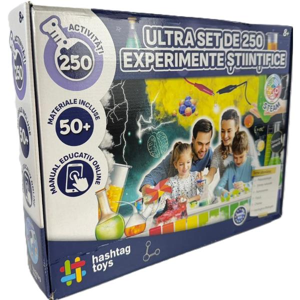 Ultra set de 250 experimente stiintifice