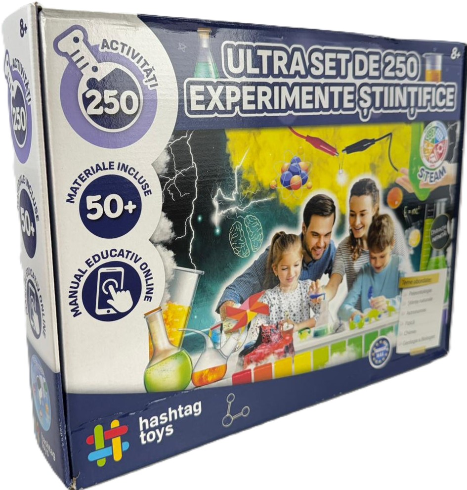 Ultra set de 250 experimente stiintifice
