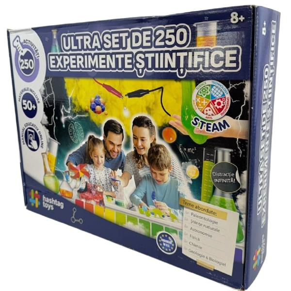 Ultra set de 250 experimente stiintifice