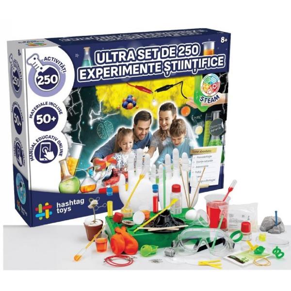 Ultra set de 250 experimente stiintifice
