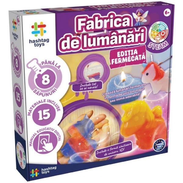 Set creativ: Fabrica de lumanari. Kit STEAM