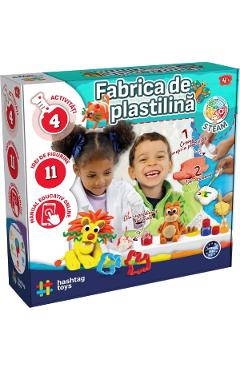 Poza produsului Set Fabrica de plastilina cu animale. Kit STEAM