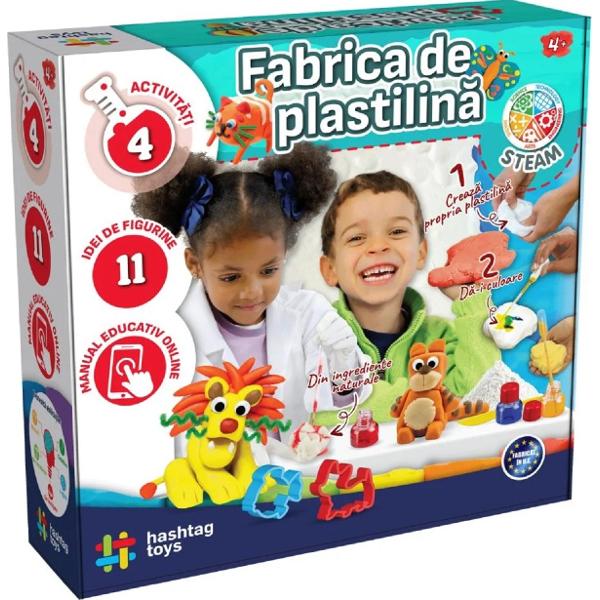 Set Fabrica de plastilina cu animale. Kit STEAM