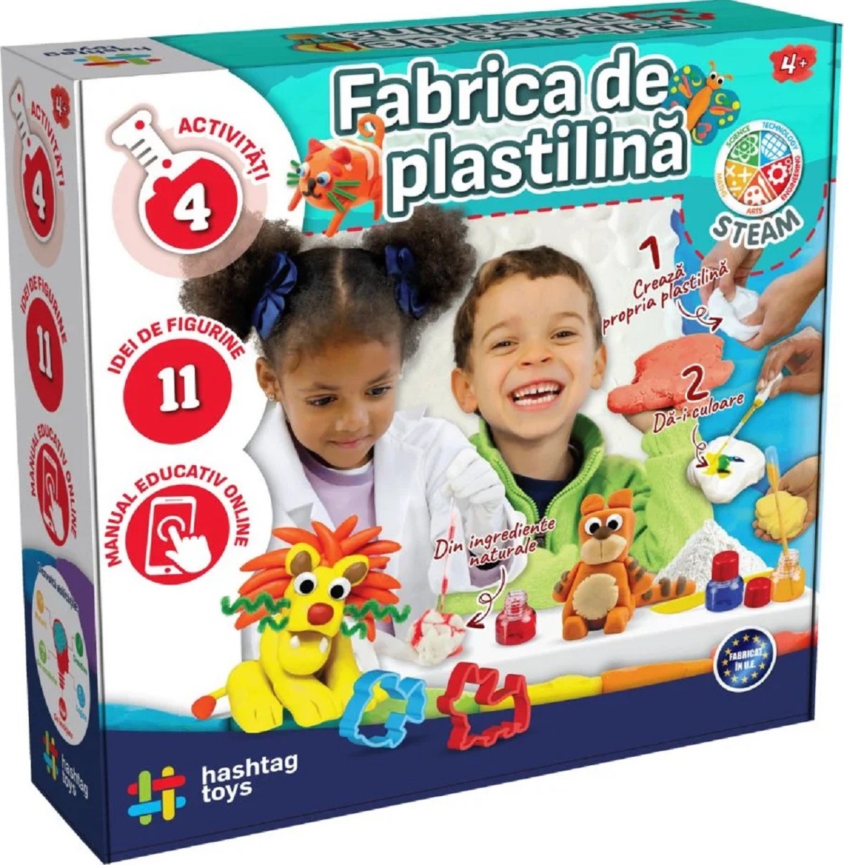 Set Fabrica de plastilina cu animale. Kit STEAM