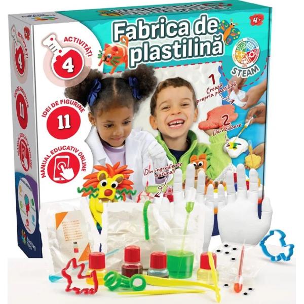 Set Fabrica de plastilina cu animale. Kit STEAM