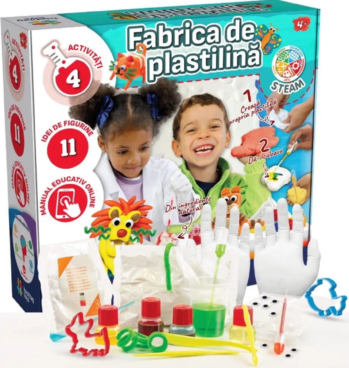 Set Fabrica de plastilina cu animale. Kit STEAM
